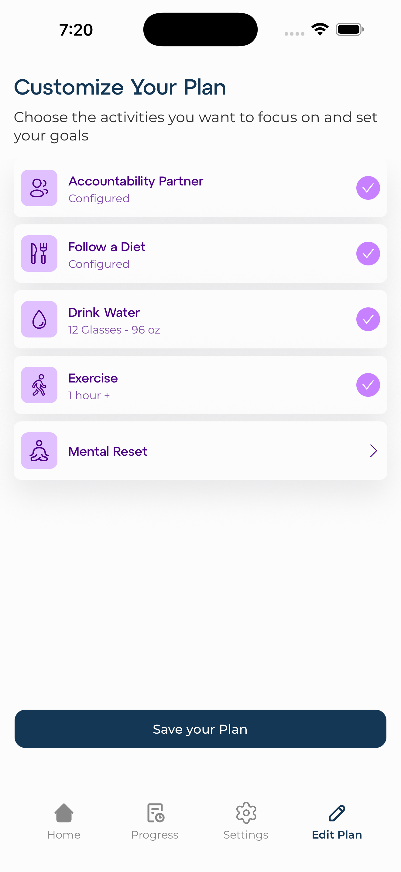 Build your plan